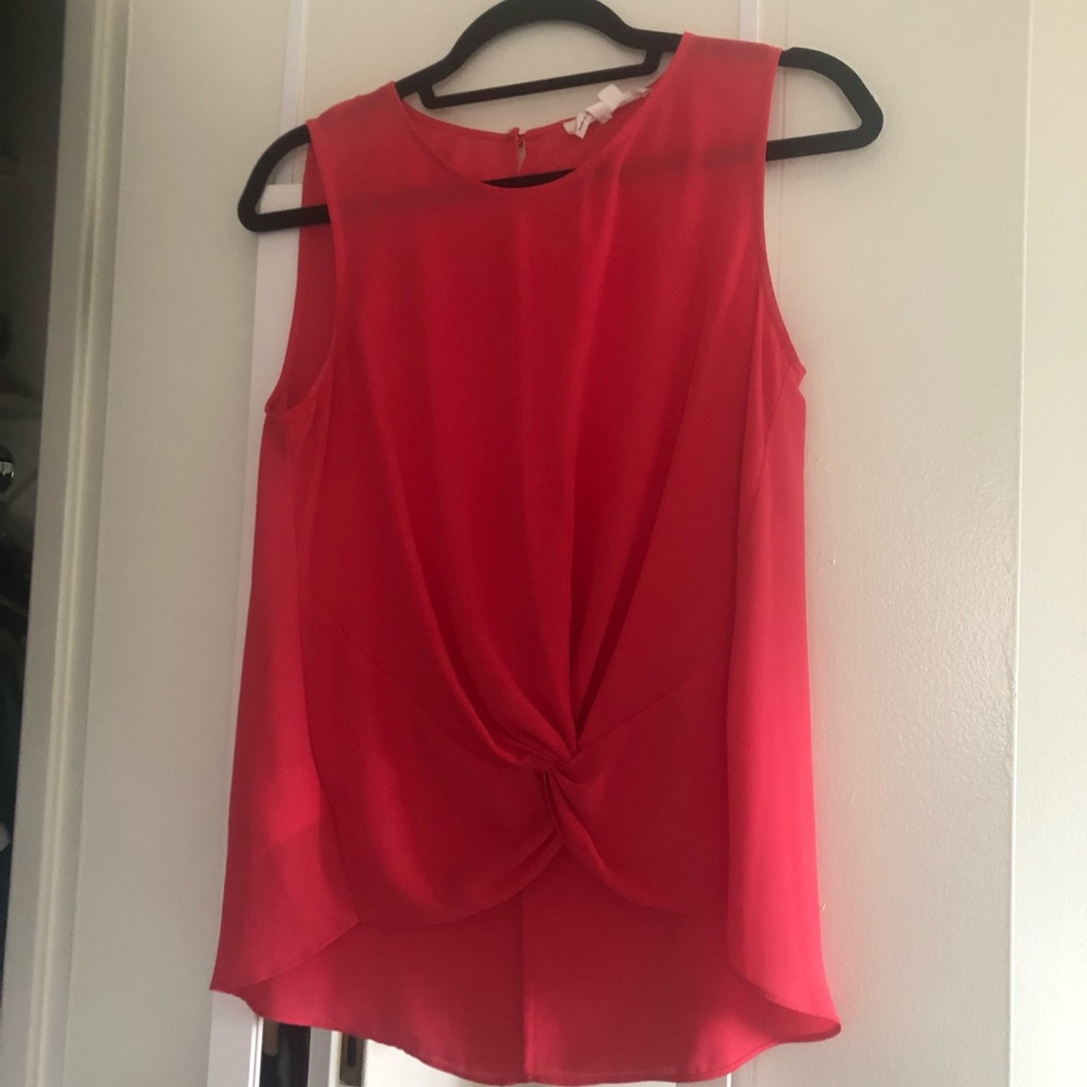 Pink BCBGeneration Blouse with front knot
